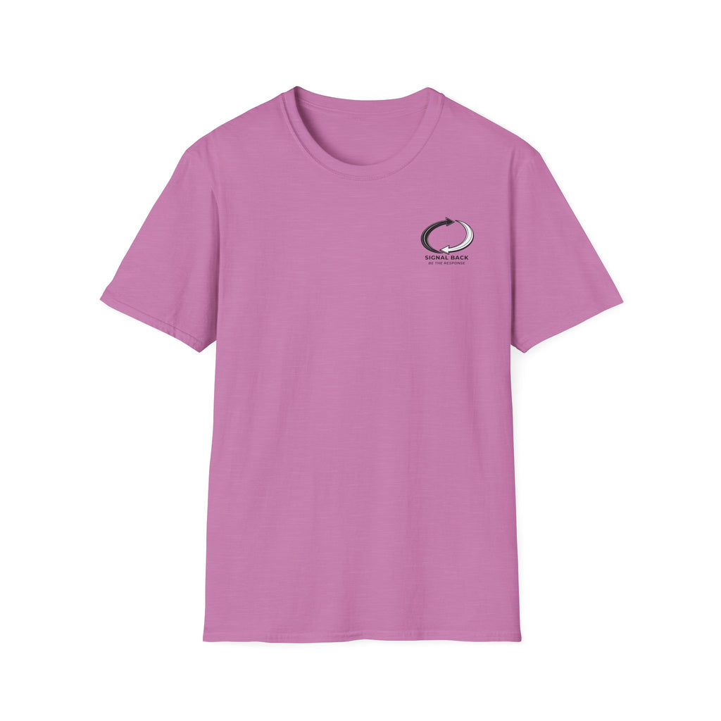 "Any recommendations here?" Signal Back Tee