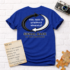 "Feel free to introduce yourself!" Signal Back Tee